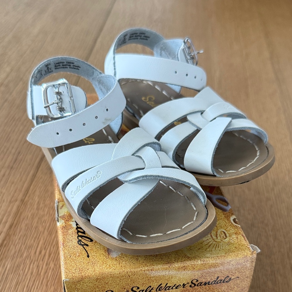 Toddler Girls White Sandals